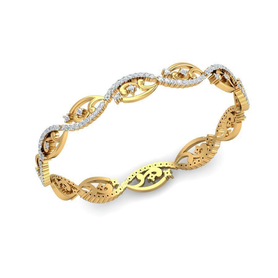 20 Women Bangles Bracelets 3dm Stl details print model 3D print model_34