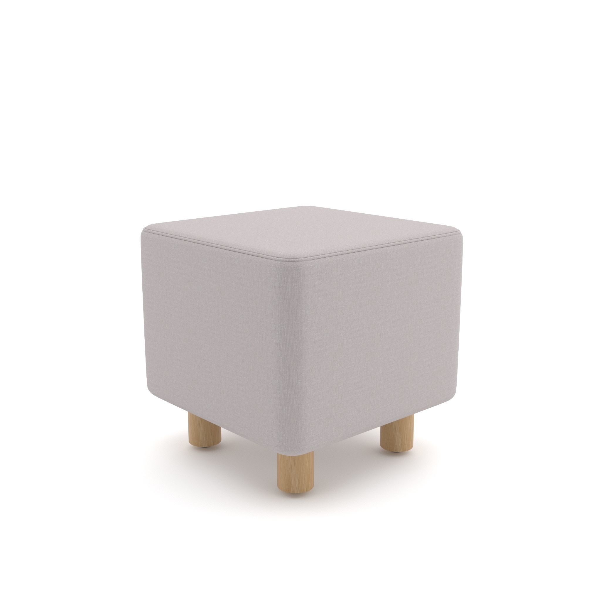 Two ottomans 3D model_1