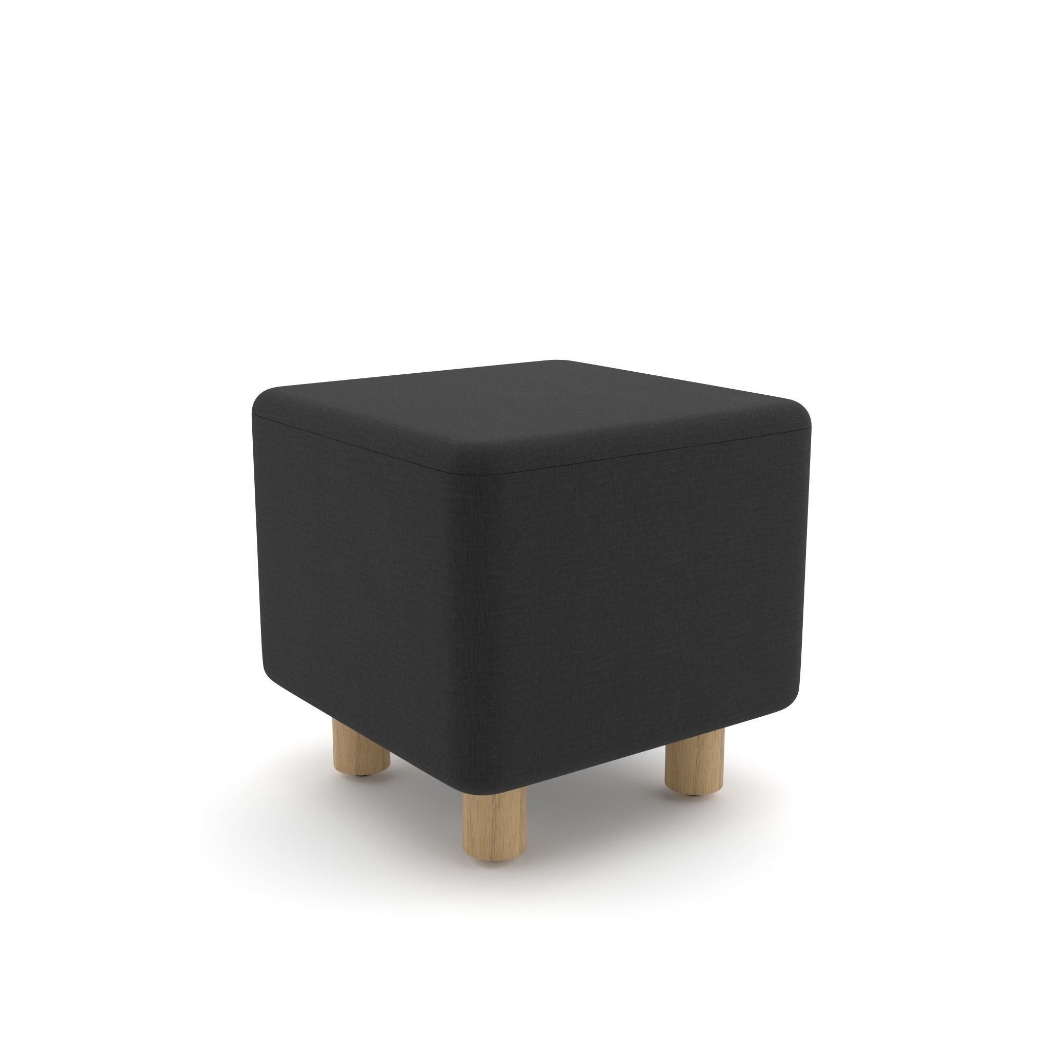 Two ottomans 3D model_3
