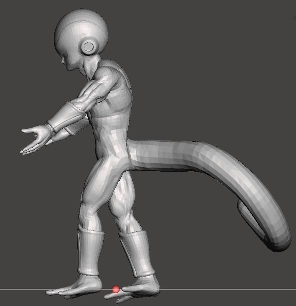 DragonBall character Freeza 3D print model_2