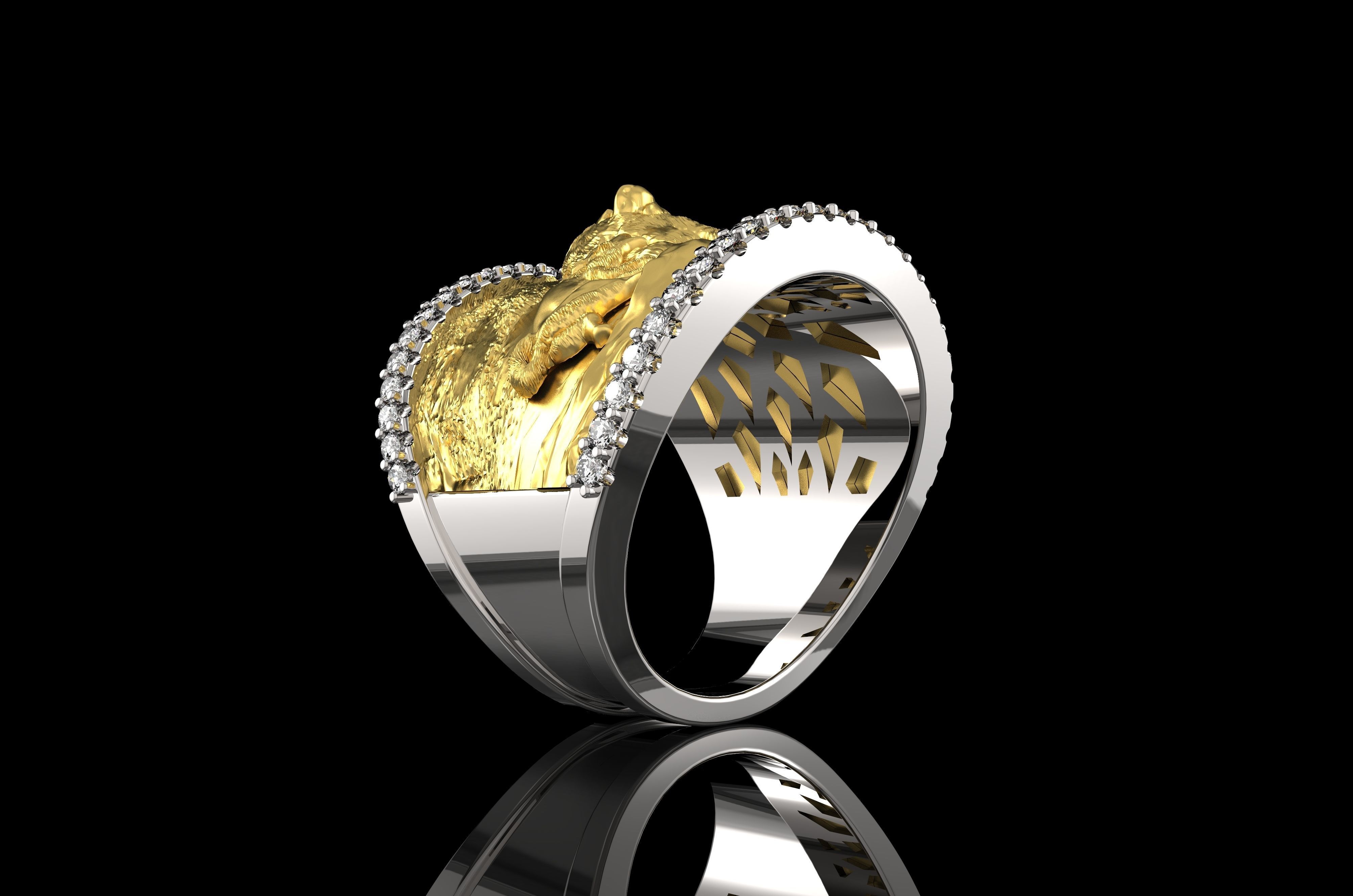 Gold N587 3D print model_4