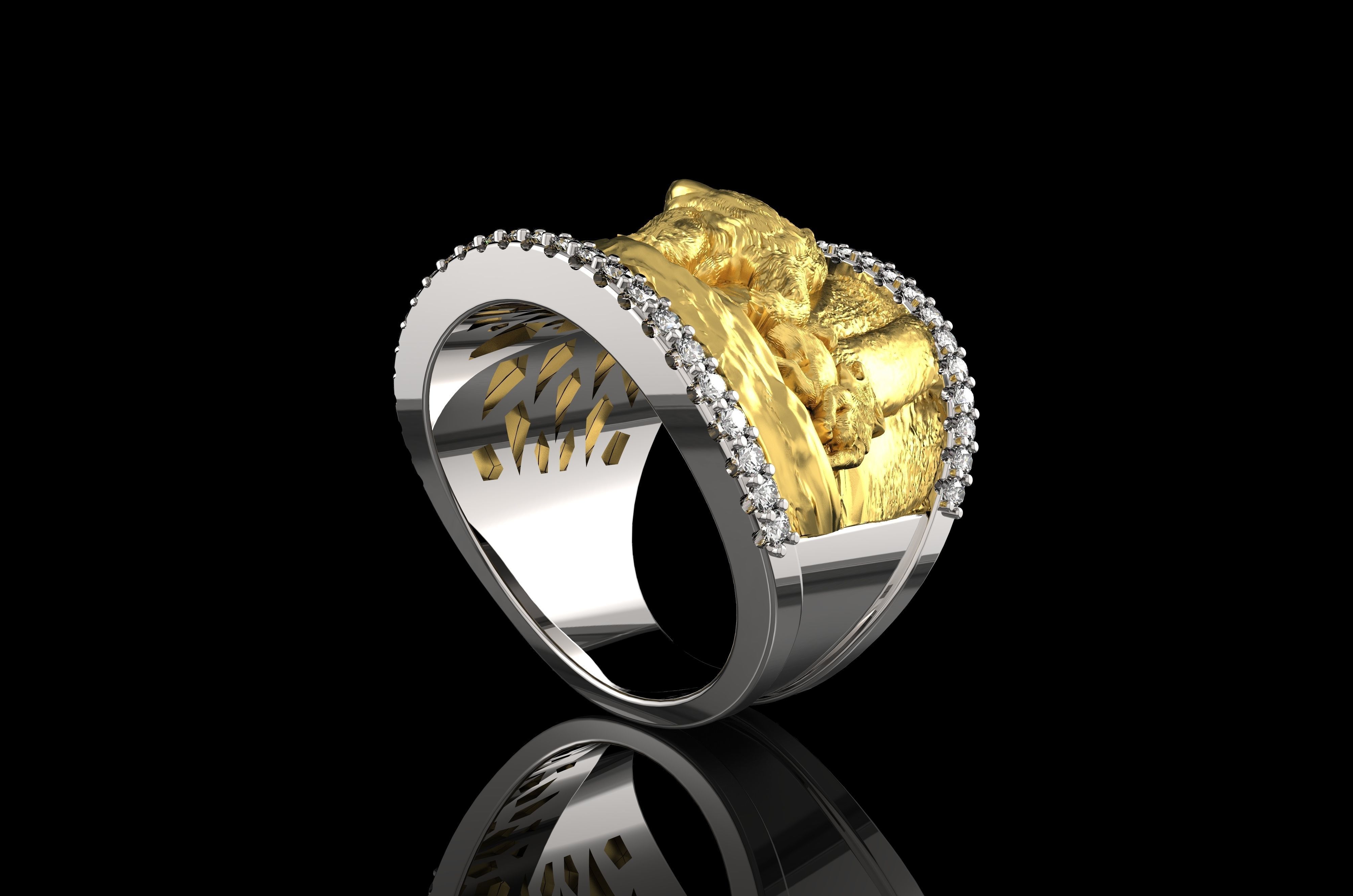 Gold N587 3D print model_2