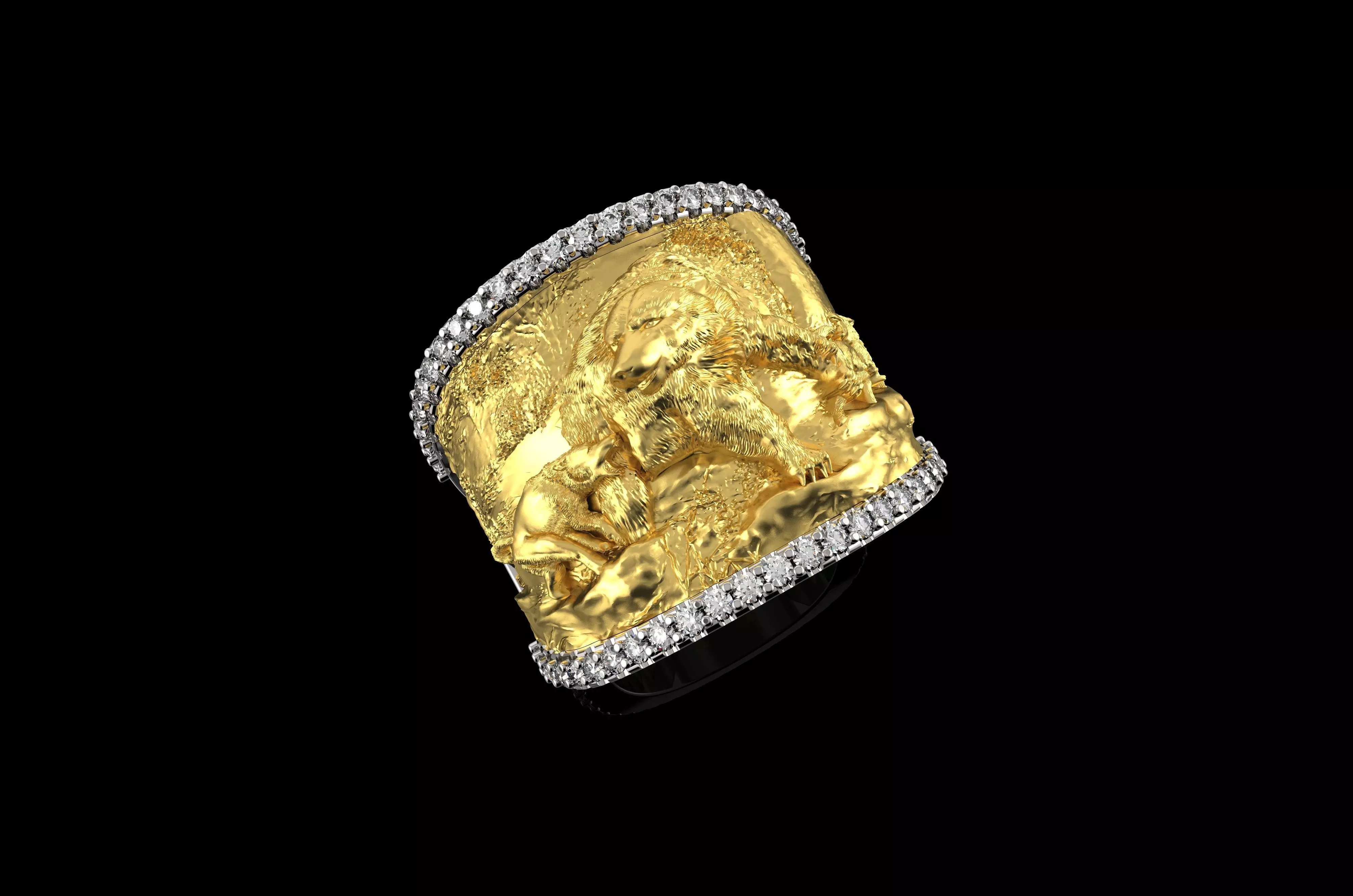 Gold N587 3D print model_0