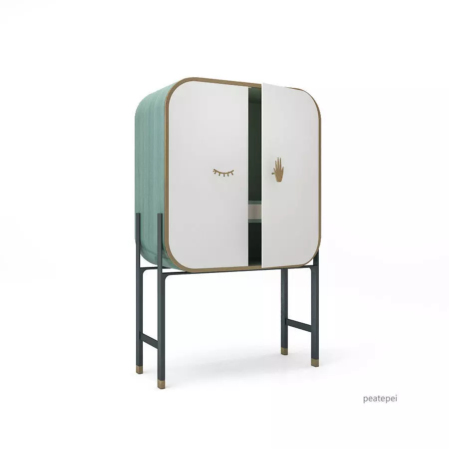 Yabu Pushelberg cabinet 3D model
