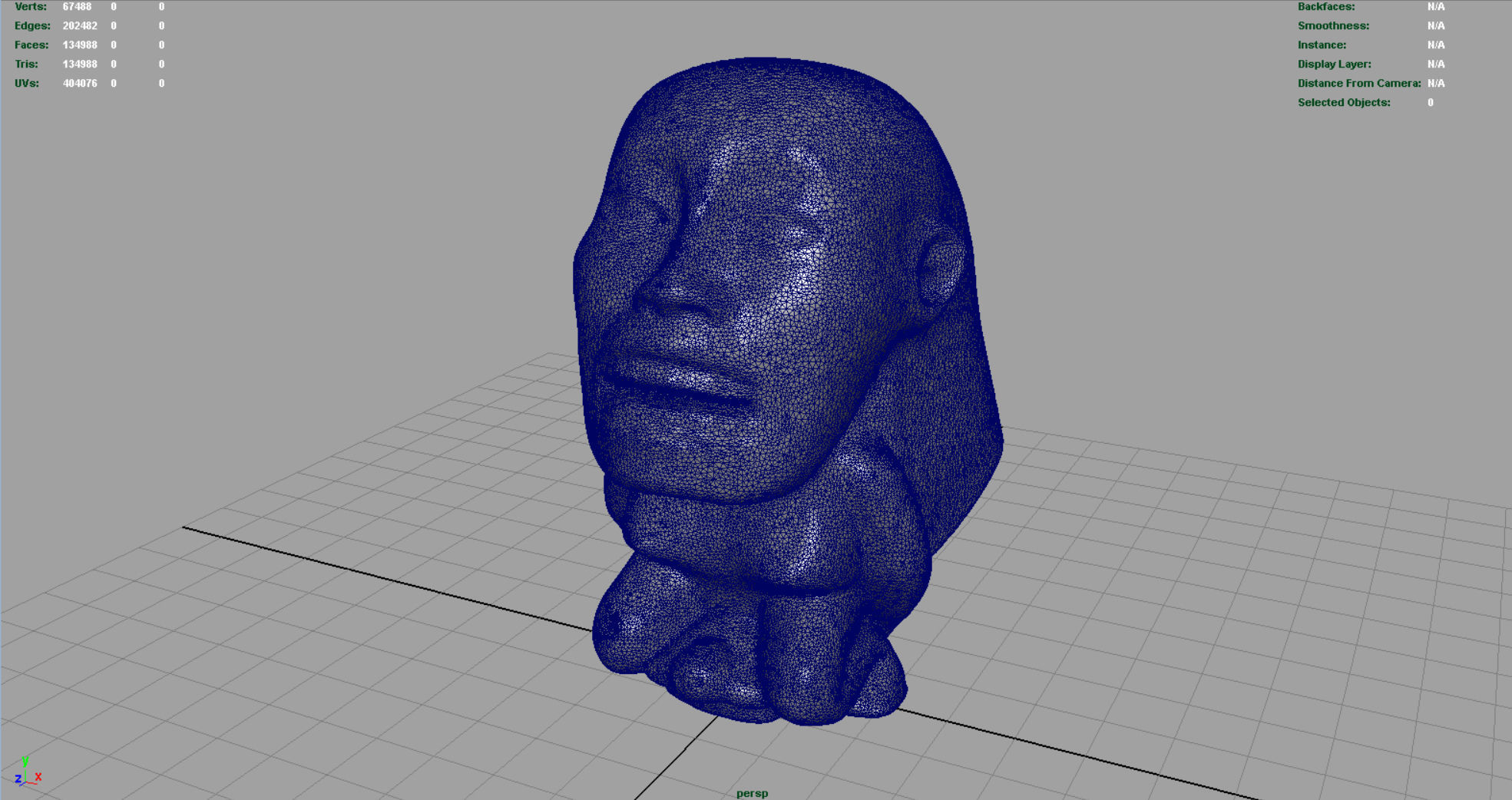 Indiana Jones Fertility Idol Statue Low-poly 3D model_4