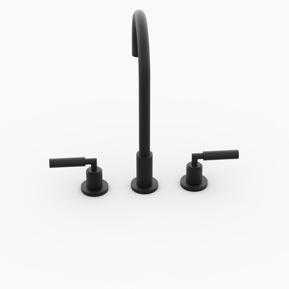 Faucet 03 Low-poly 3D model_10