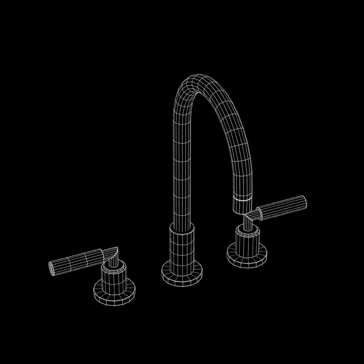 Faucet 03 Low-poly 3D model_38