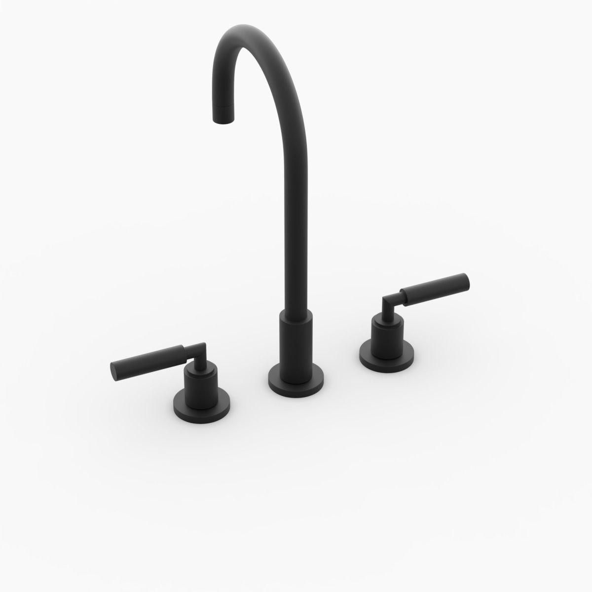 Faucet 03 Low-poly 3D model_11