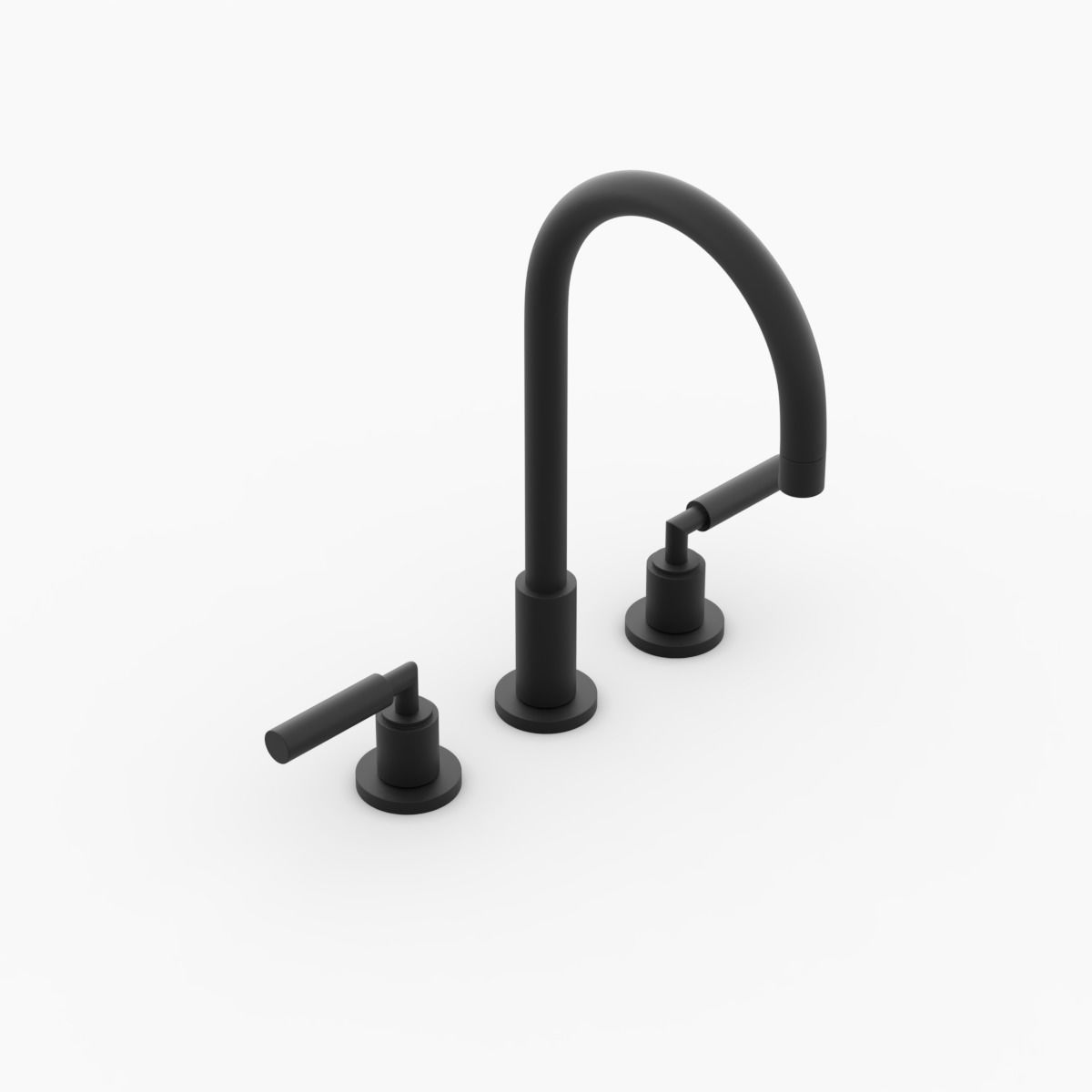 Faucet 03 Low-poly 3D model_3