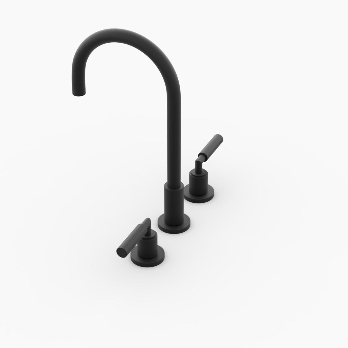 Faucet 03 Low-poly 3D model_13