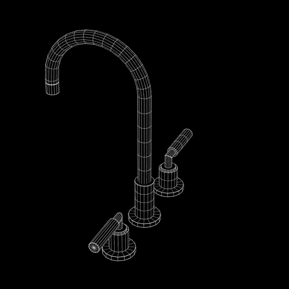 Faucet 03 Low-poly 3D model_31