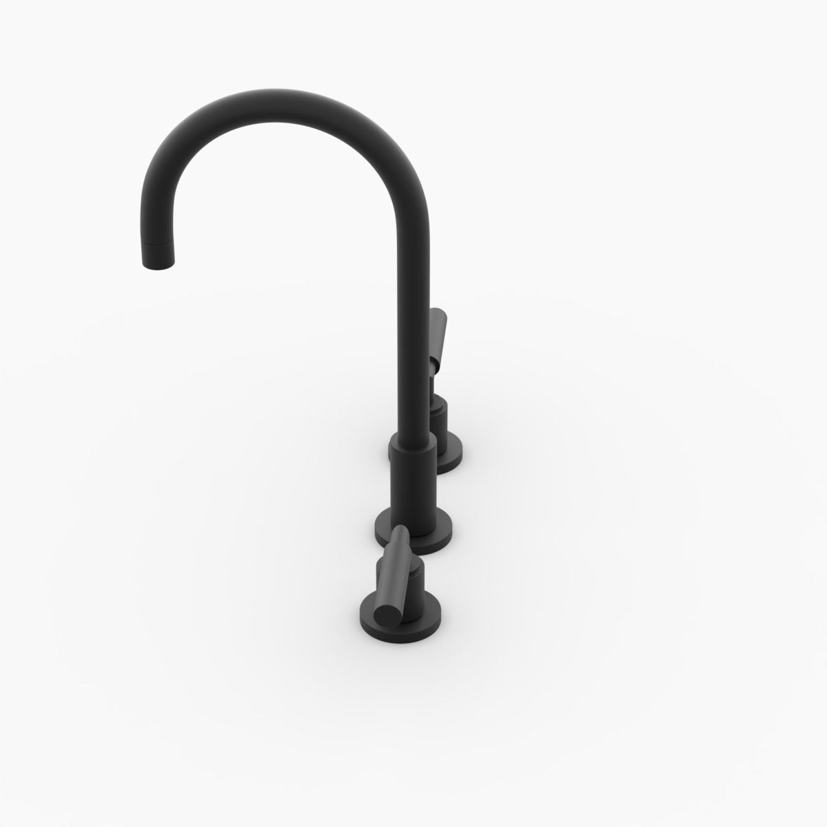 Faucet 03 Low-poly 3D model_14