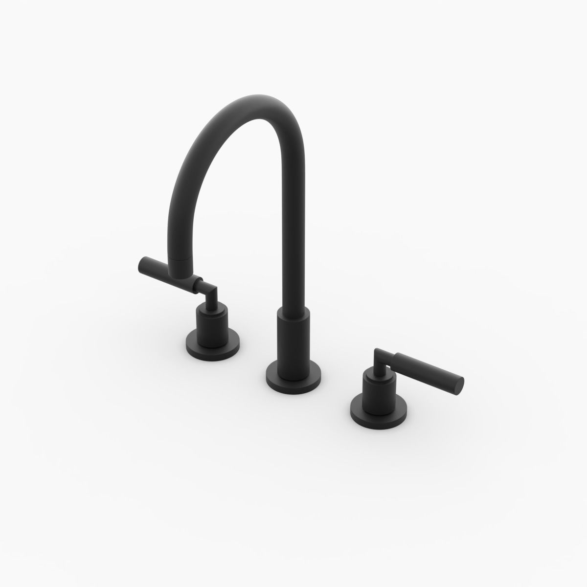 Faucet 03 Low-poly 3D model_17
