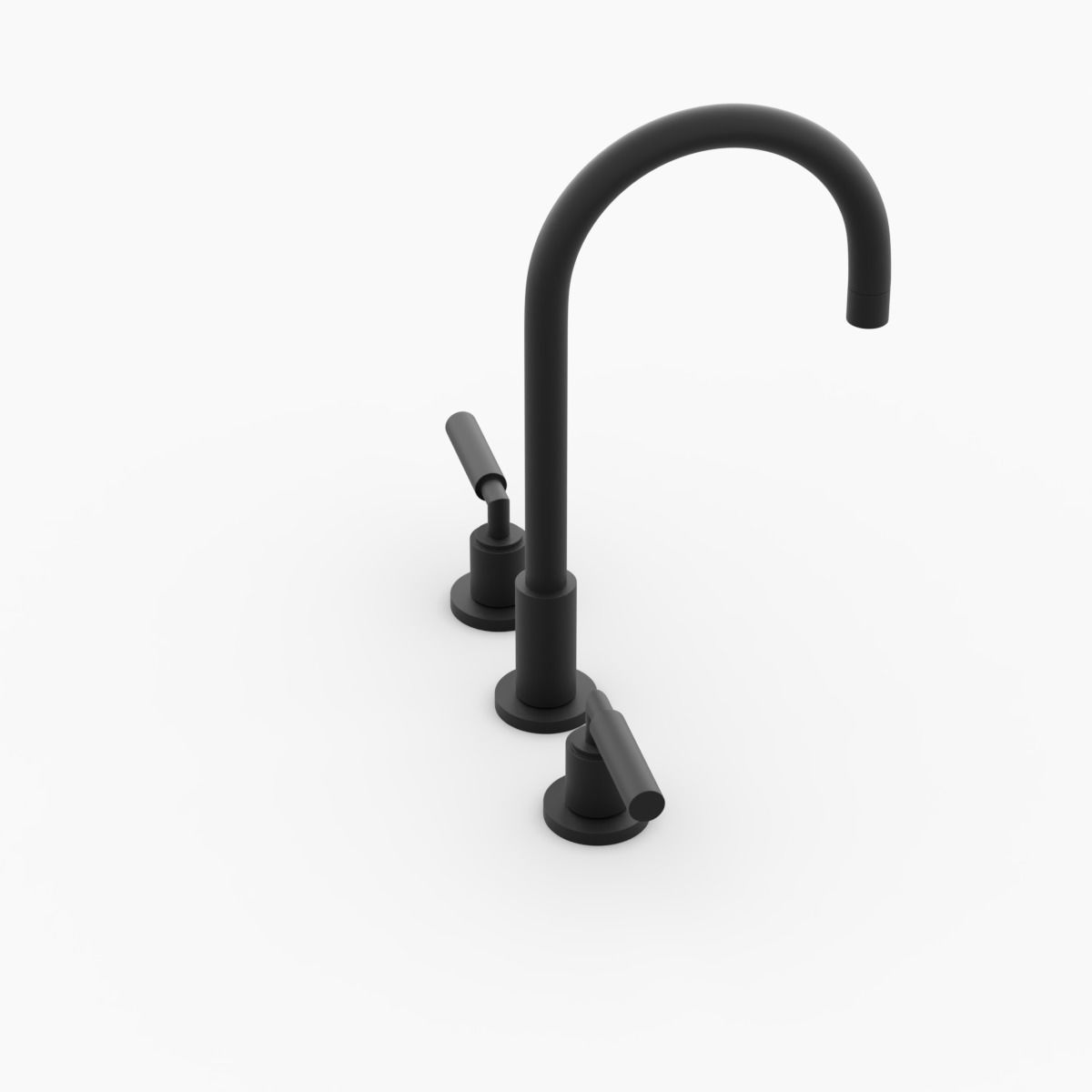 Faucet 03 Low-poly 3D model_6