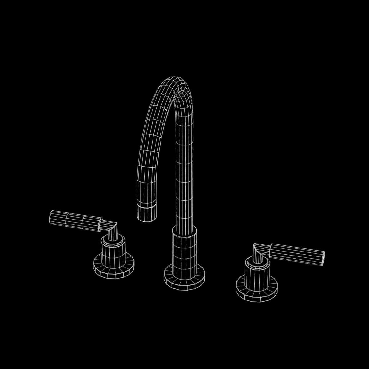 Faucet 03 Low-poly 3D model_36