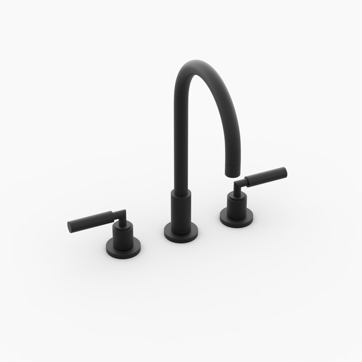 Faucet 03 Low-poly 3D model_20