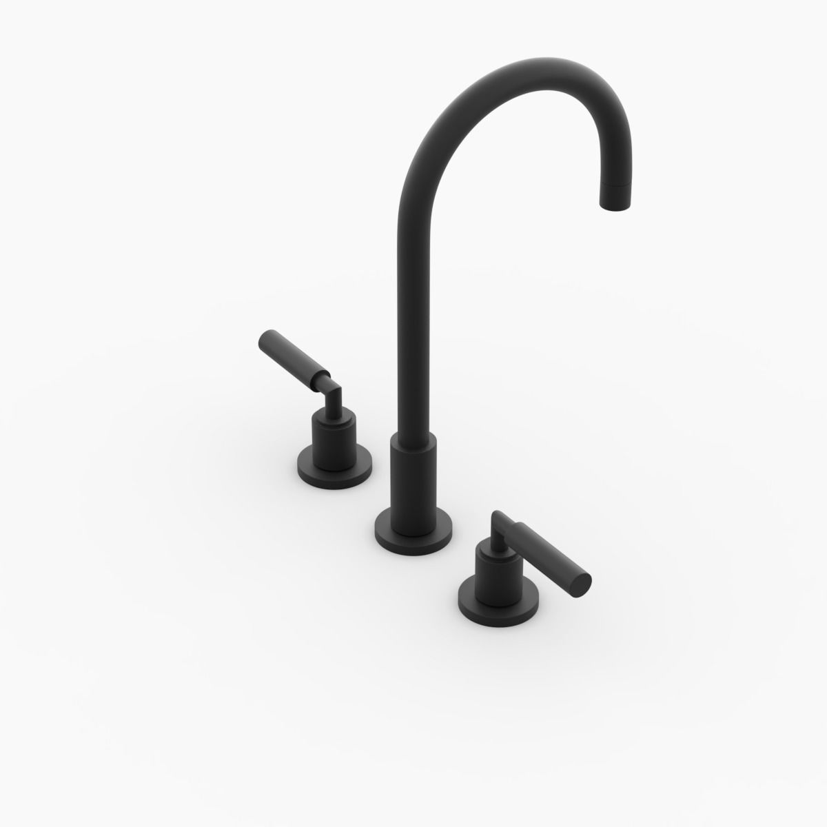 Faucet 03 Low-poly 3D model_7