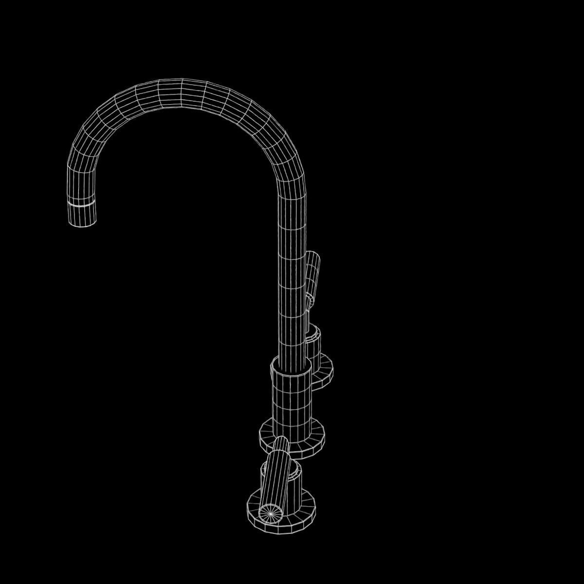 Faucet 03 Low-poly 3D model_32