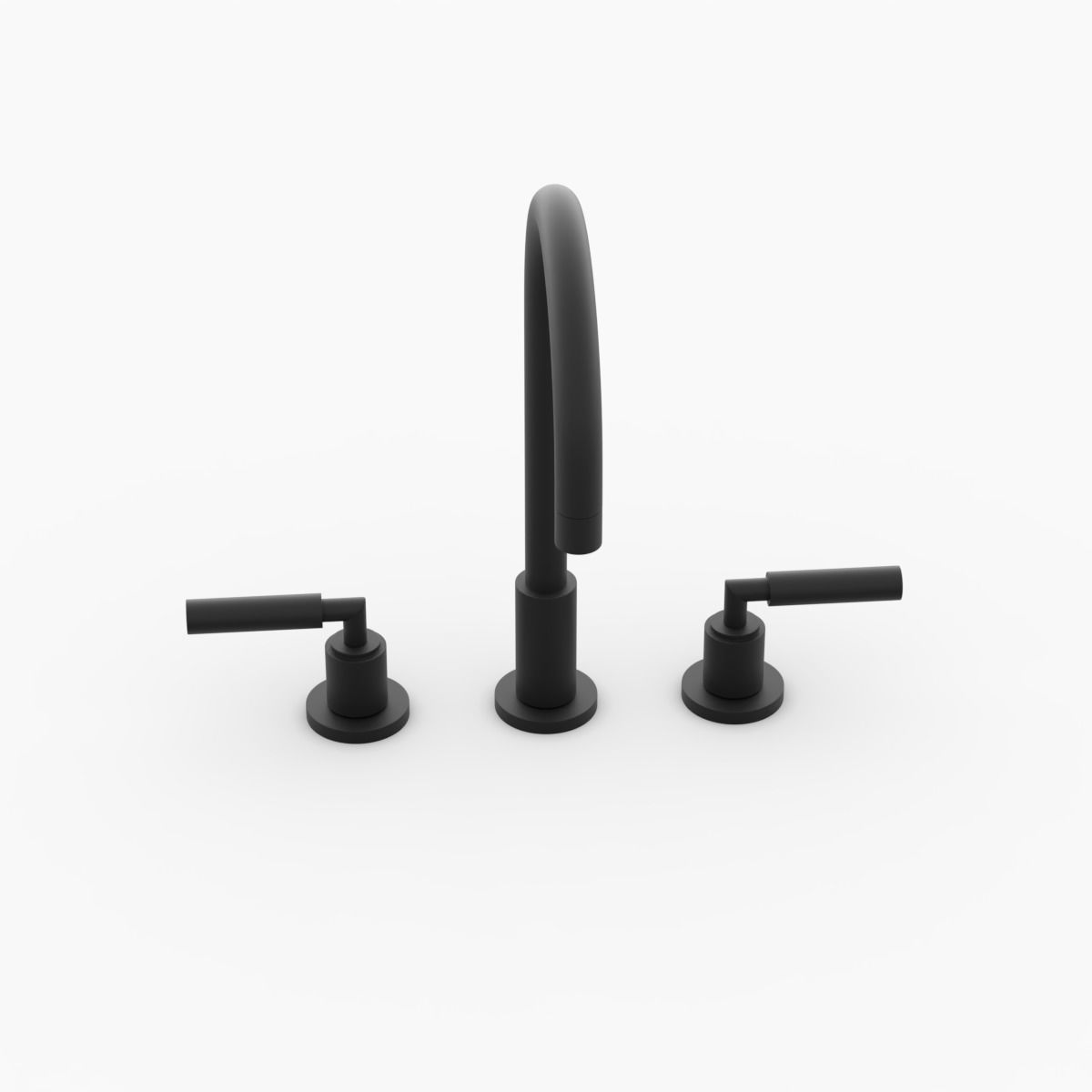 Faucet 03 Low-poly 3D model_19