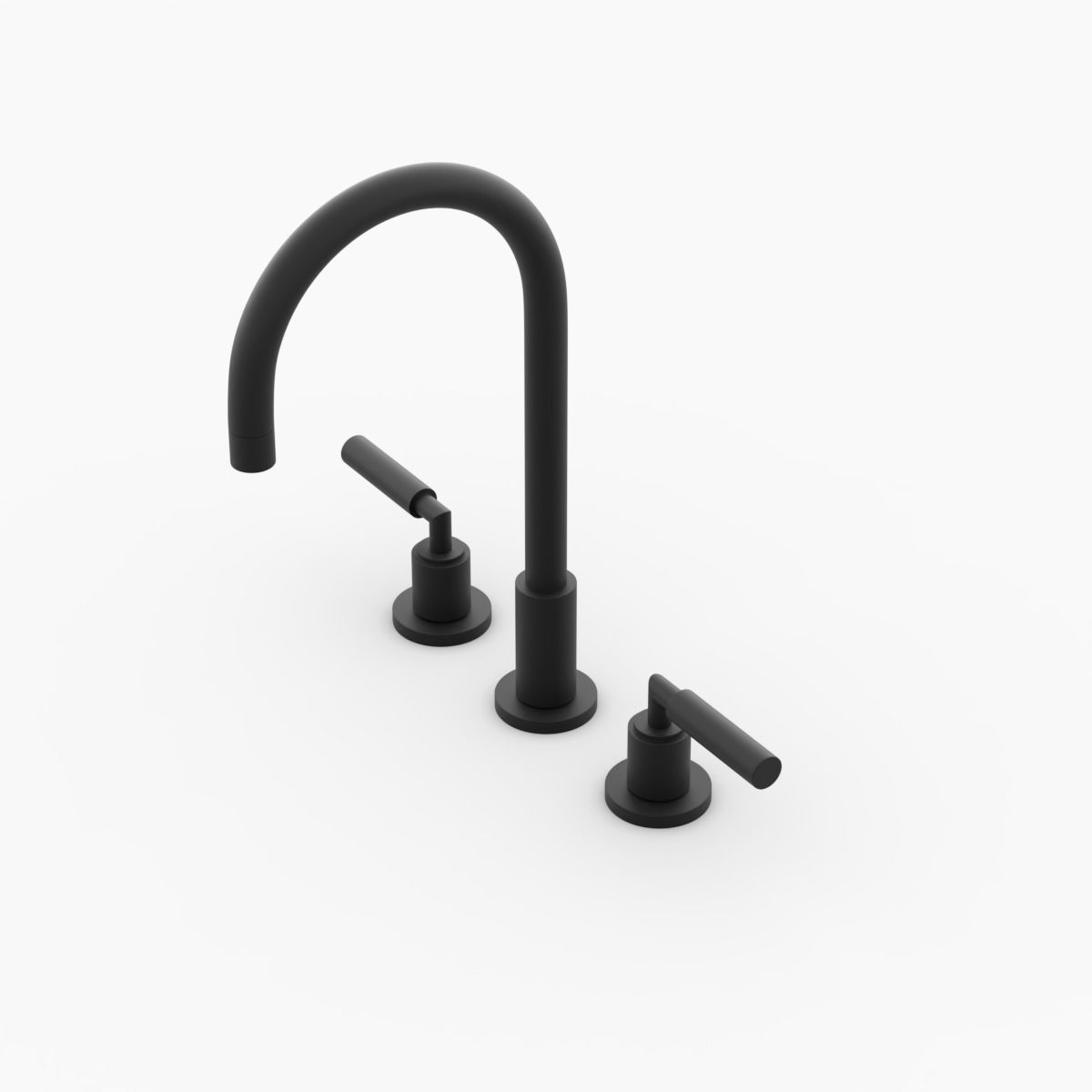 Faucet 03 Low-poly 3D model_16