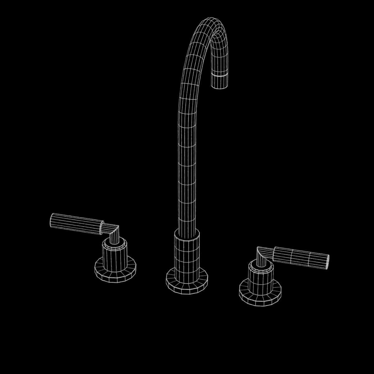 Faucet 03 Low-poly 3D model_27