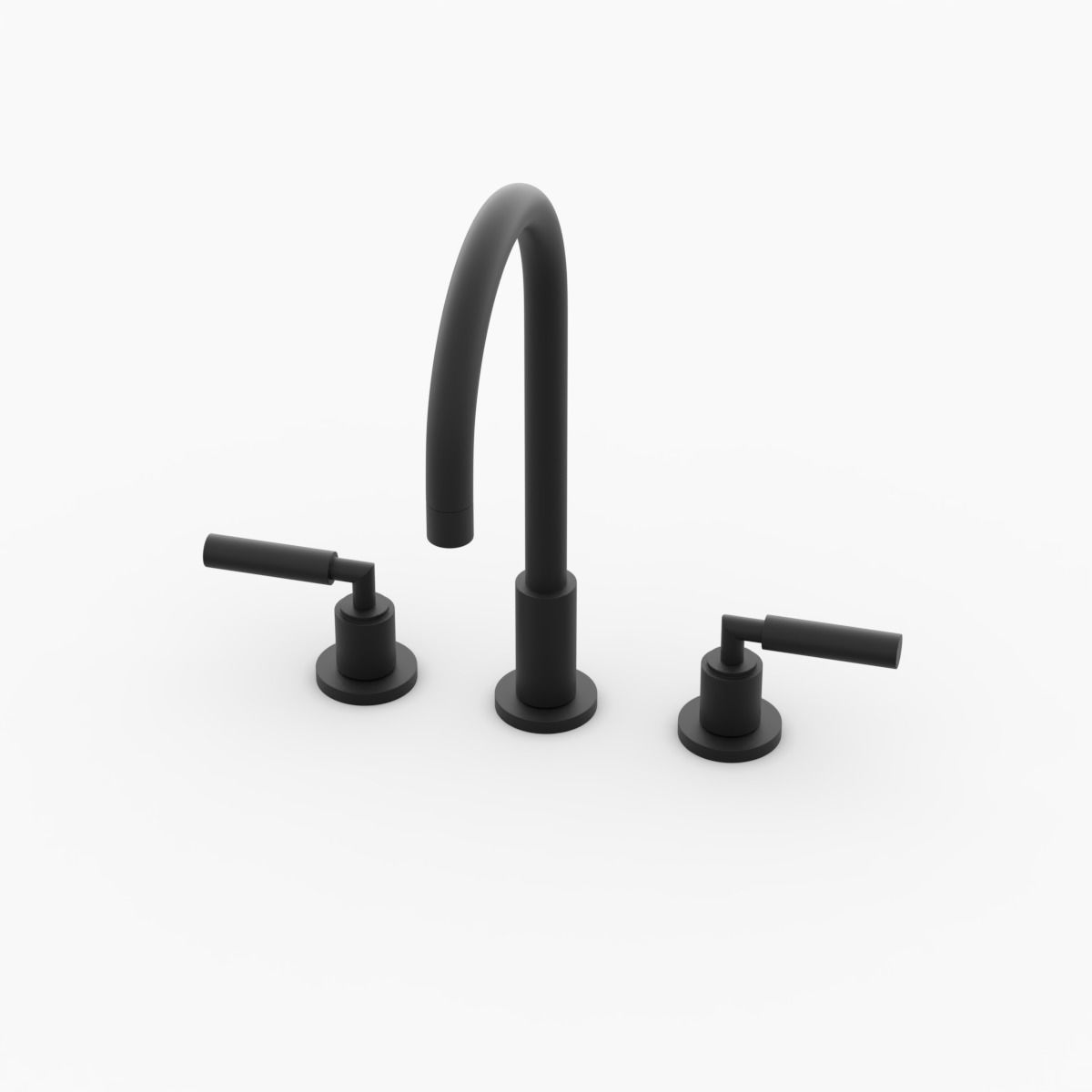 Faucet 03 Low-poly 3D model_18
