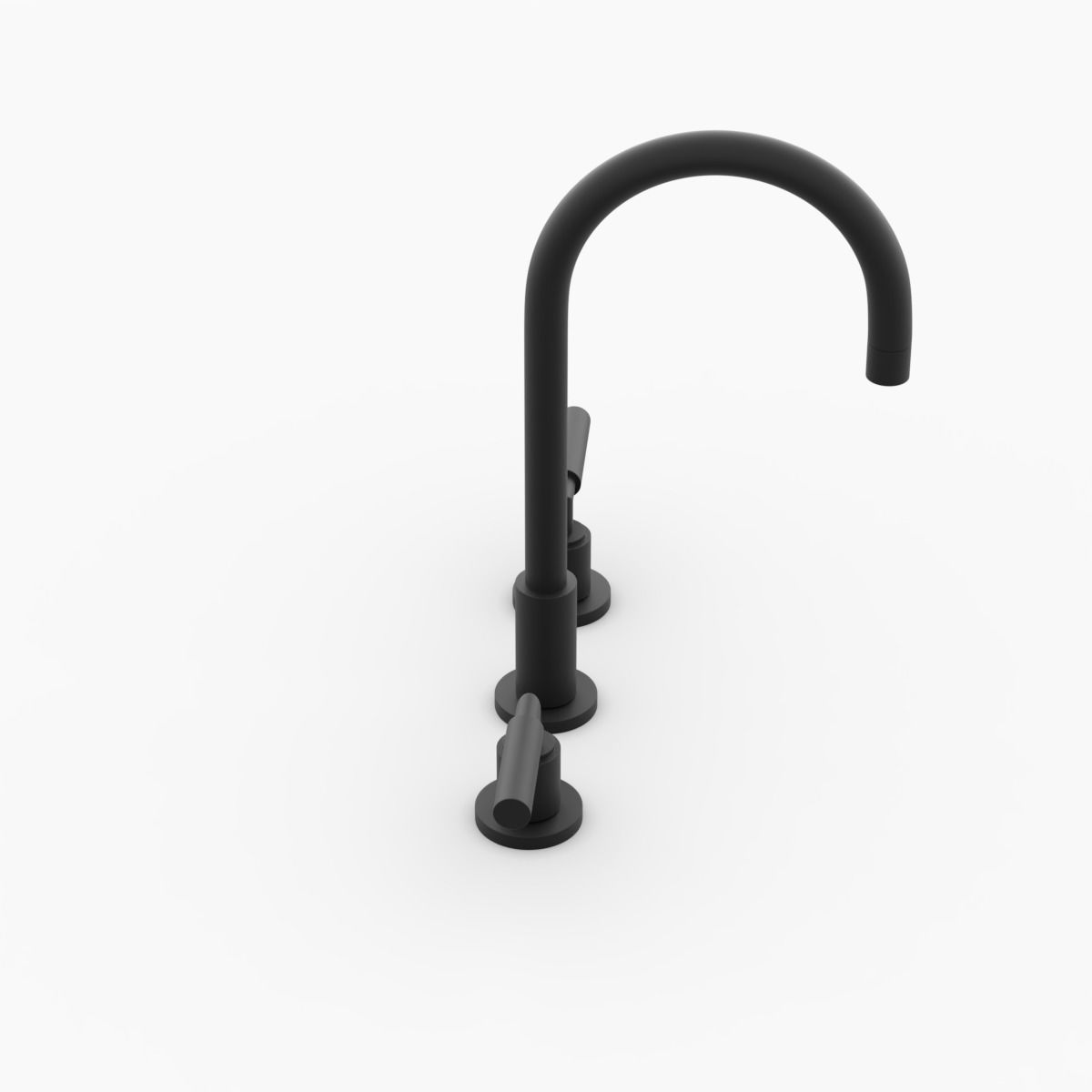 Faucet 03 Low-poly 3D model_5