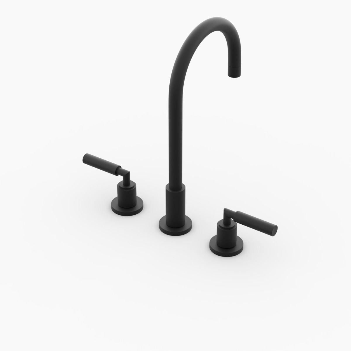 Faucet 03 Low-poly 3D model_8