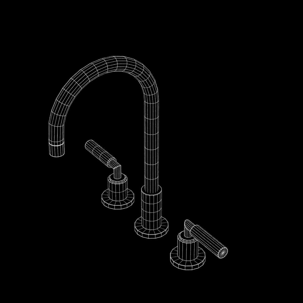 Faucet 03 Low-poly 3D model_34