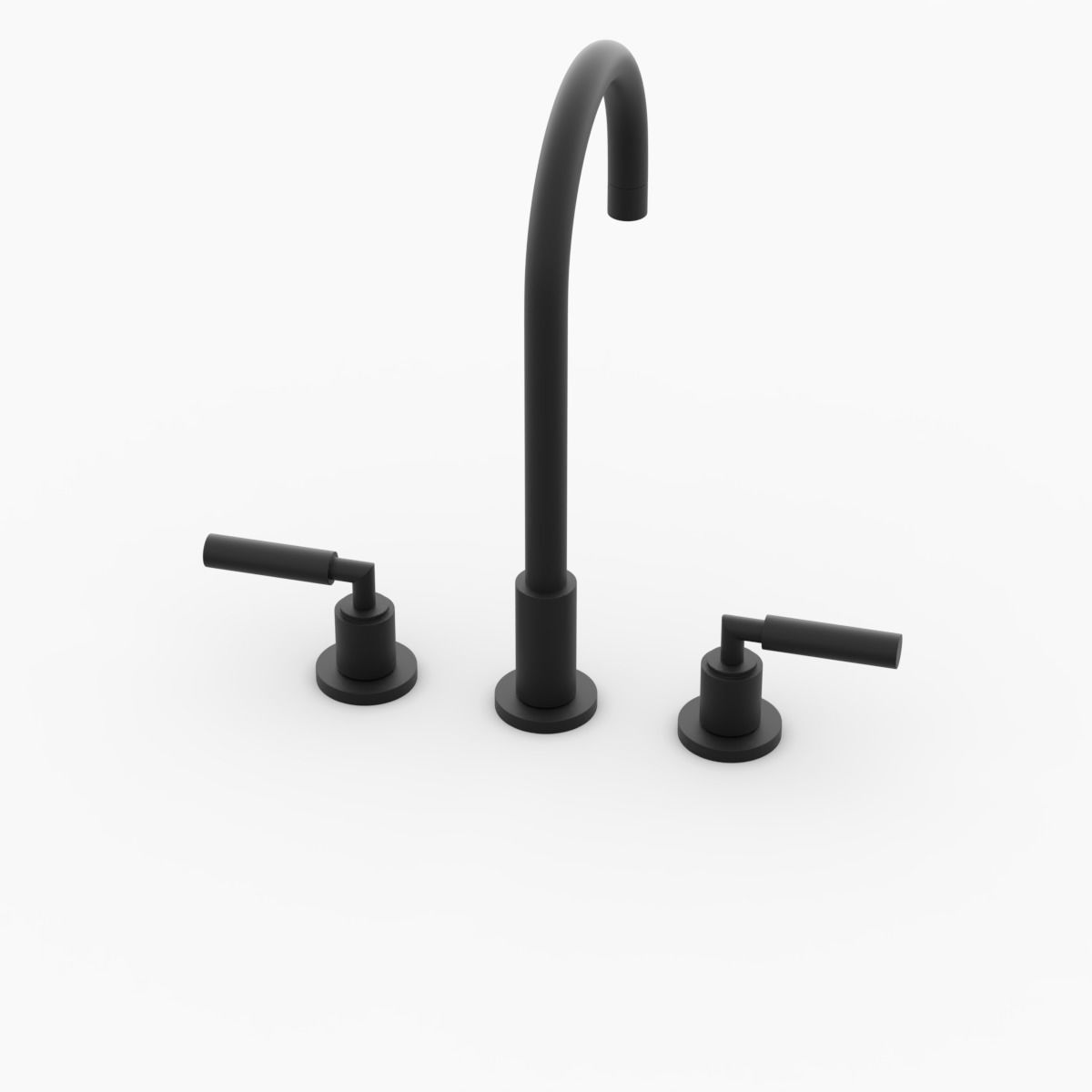 Faucet 03 Low-poly 3D model_9