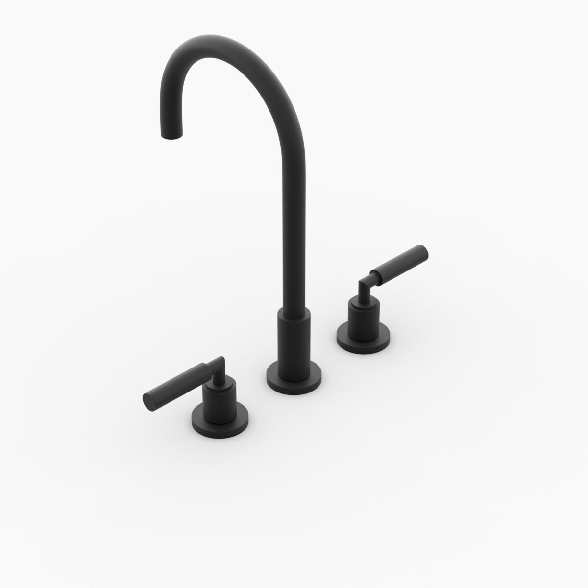 Faucet 03 Low-poly 3D model_12