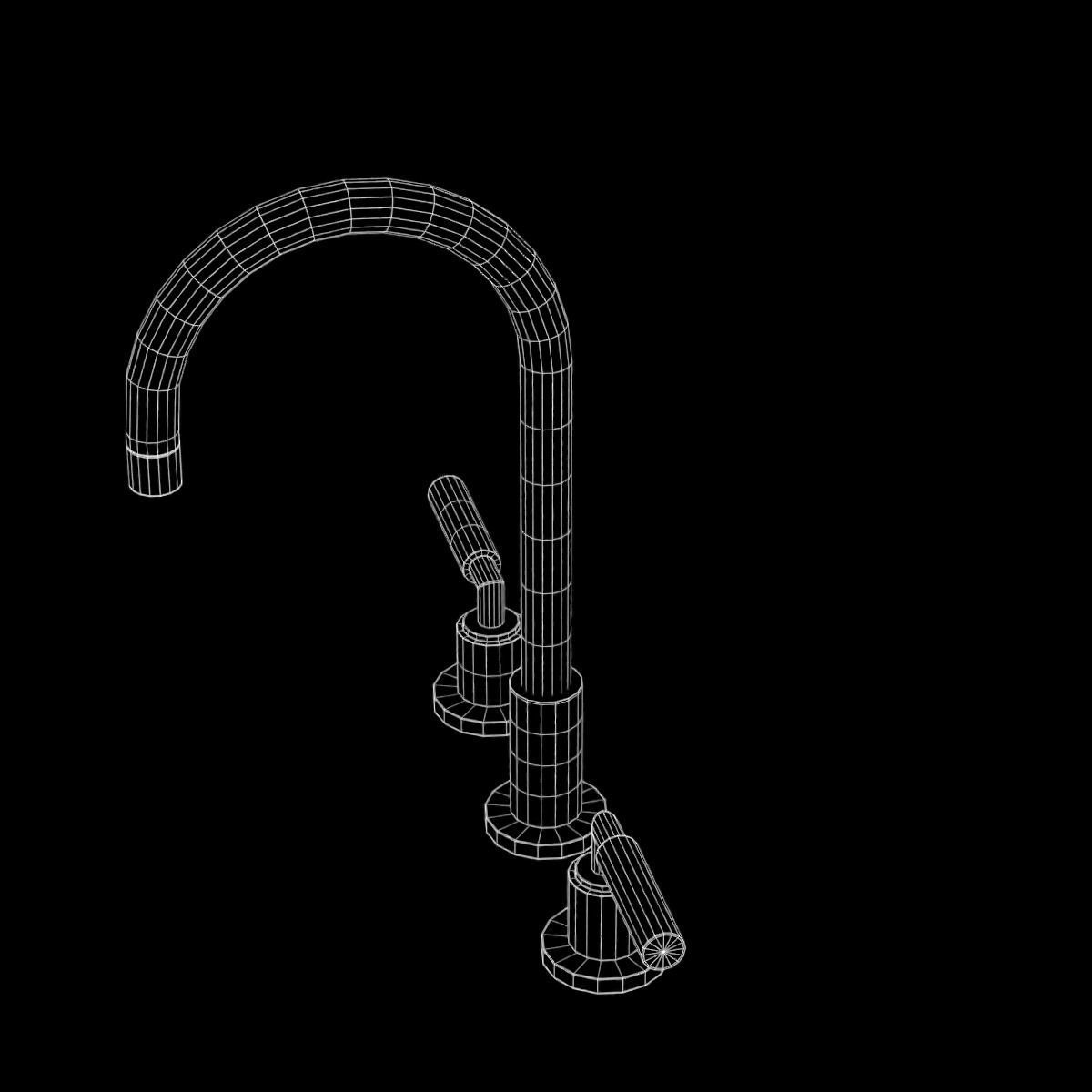 Faucet 03 Low-poly 3D model_33