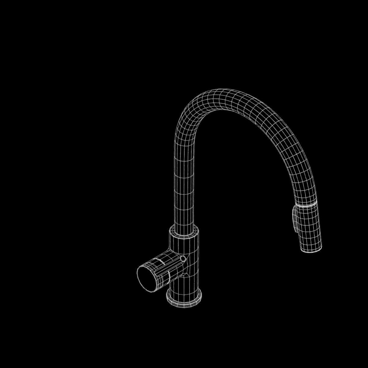 Faucet 05 Low-poly 3D model_21