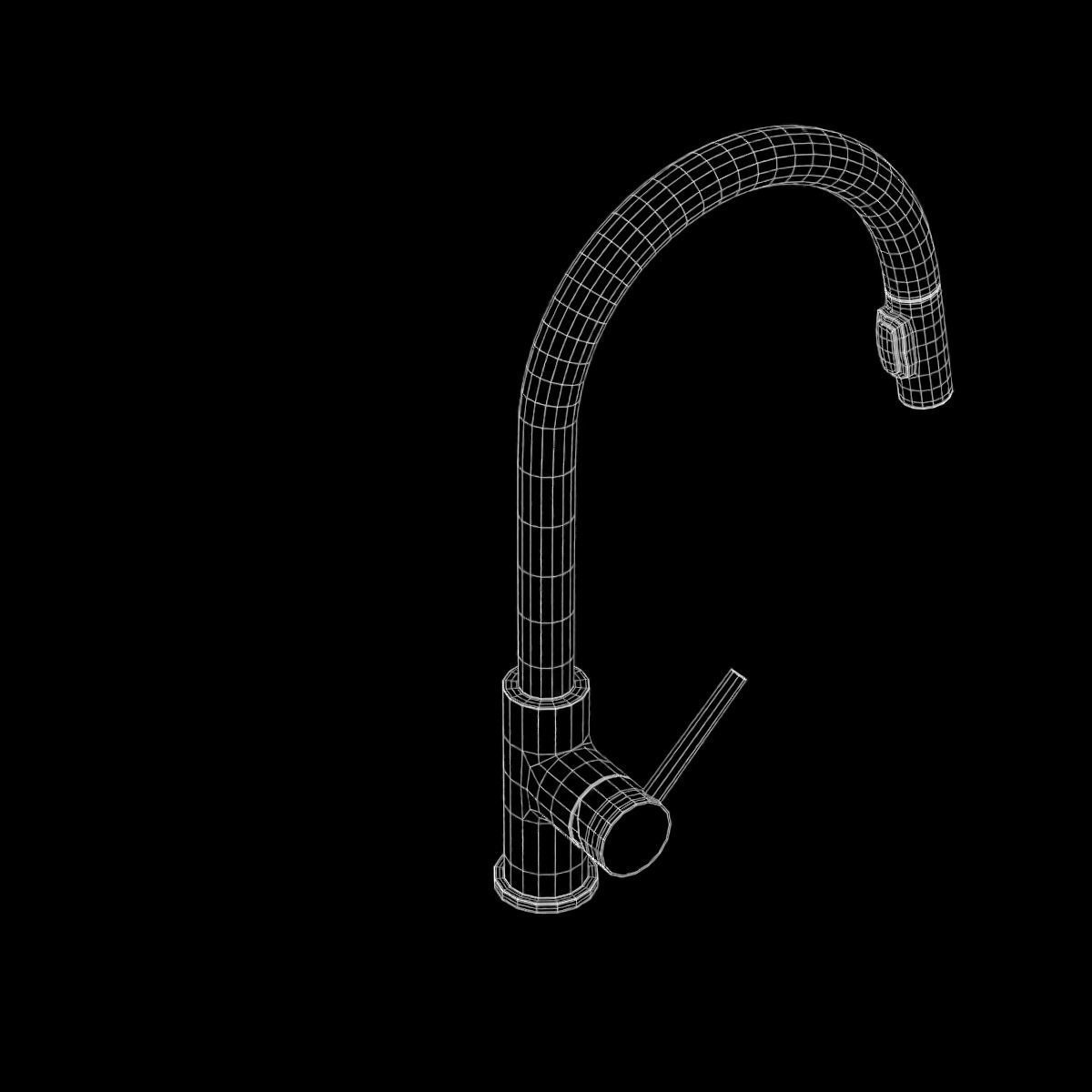 Faucet 05 Low-poly 3D model_25