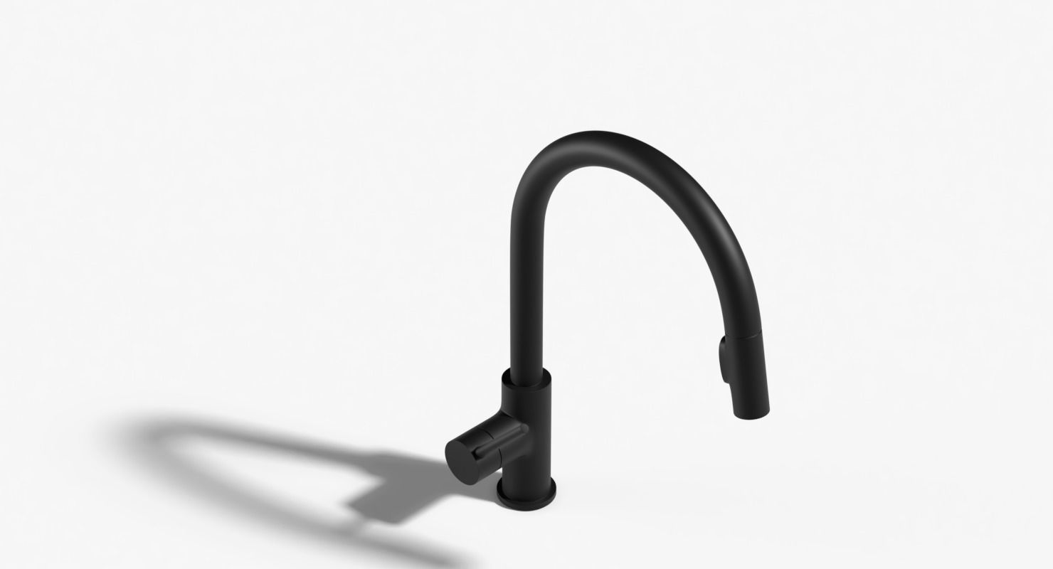 Faucet 05 Low-poly 3D model_1