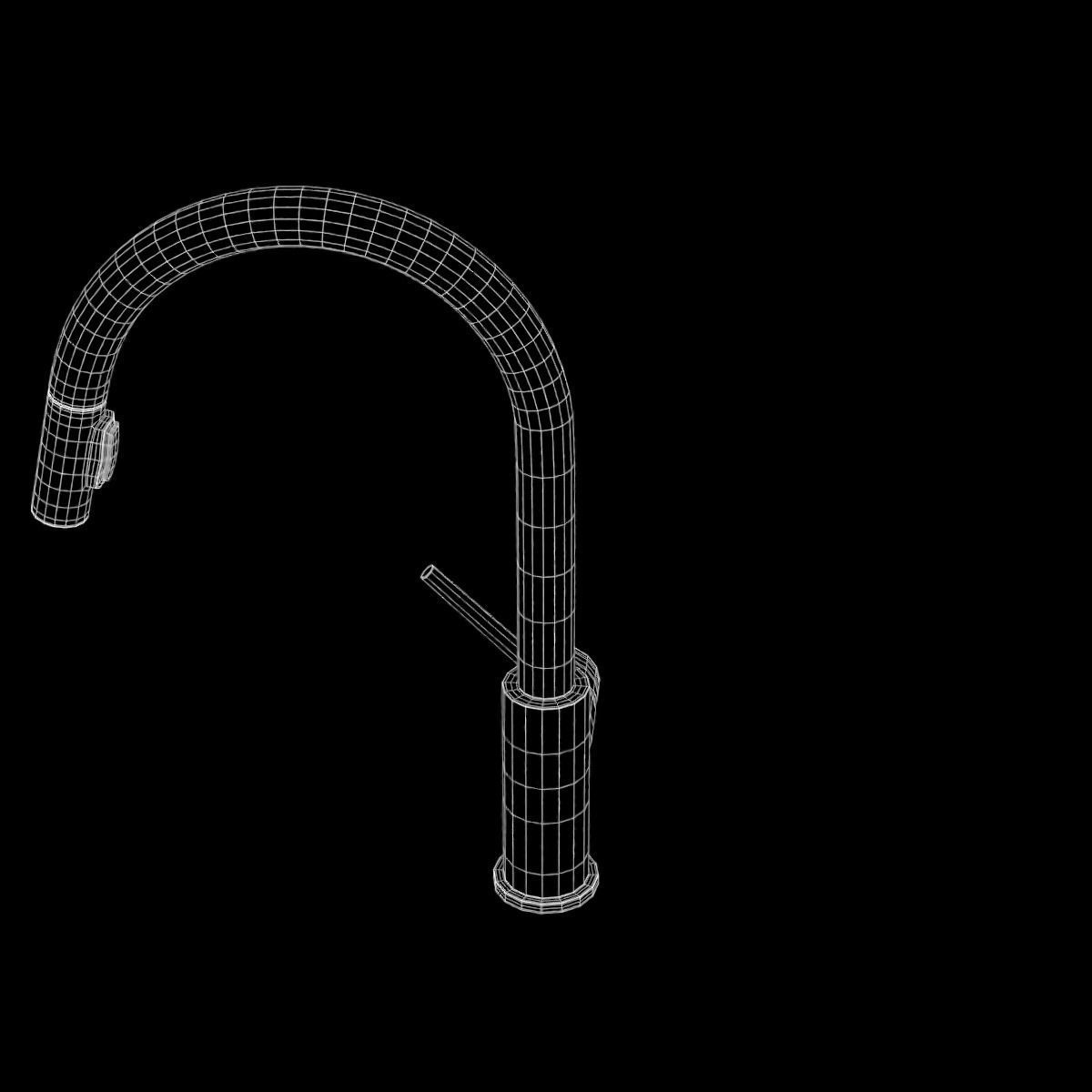 Faucet 05 Low-poly 3D model_32