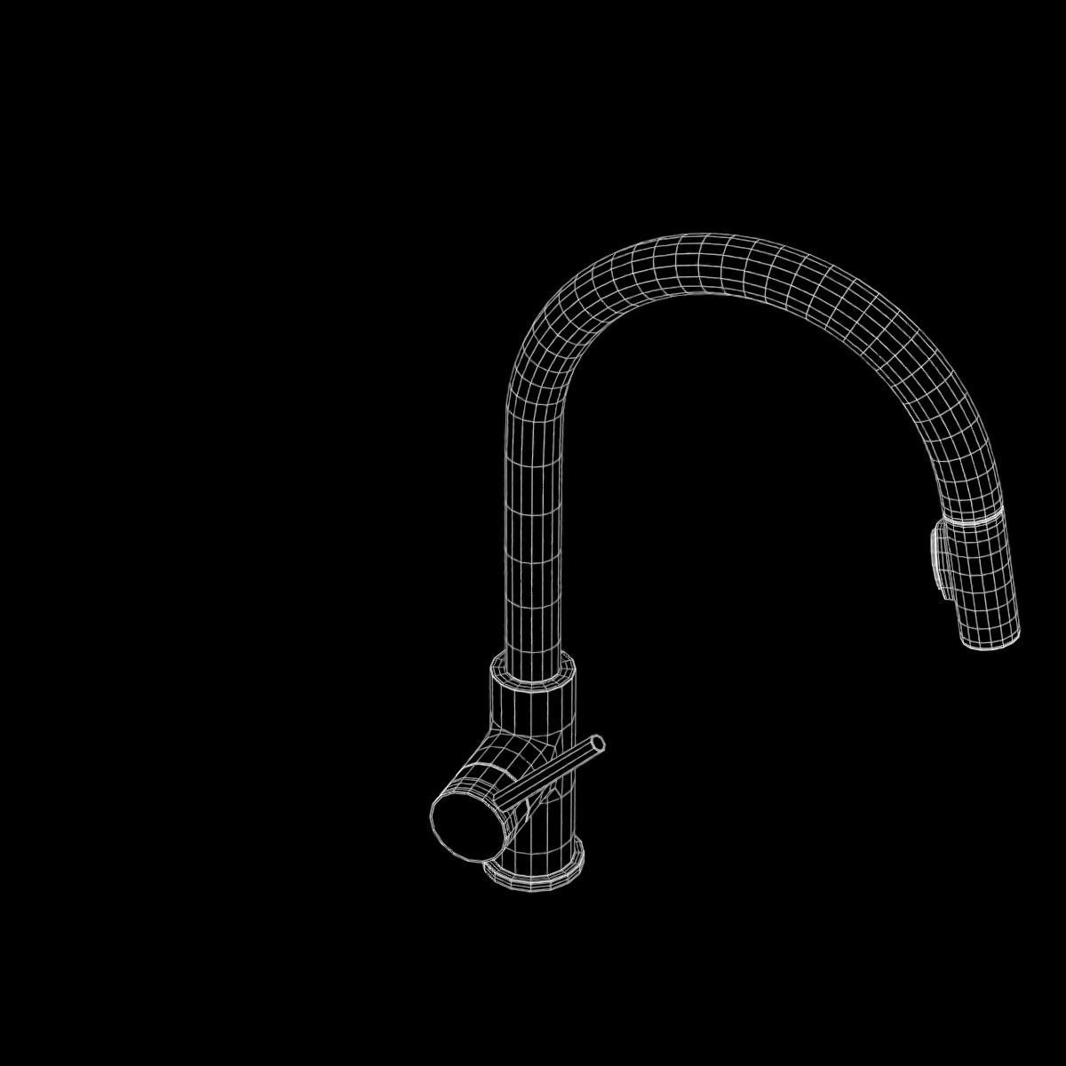 Faucet 05 Low-poly 3D model_22