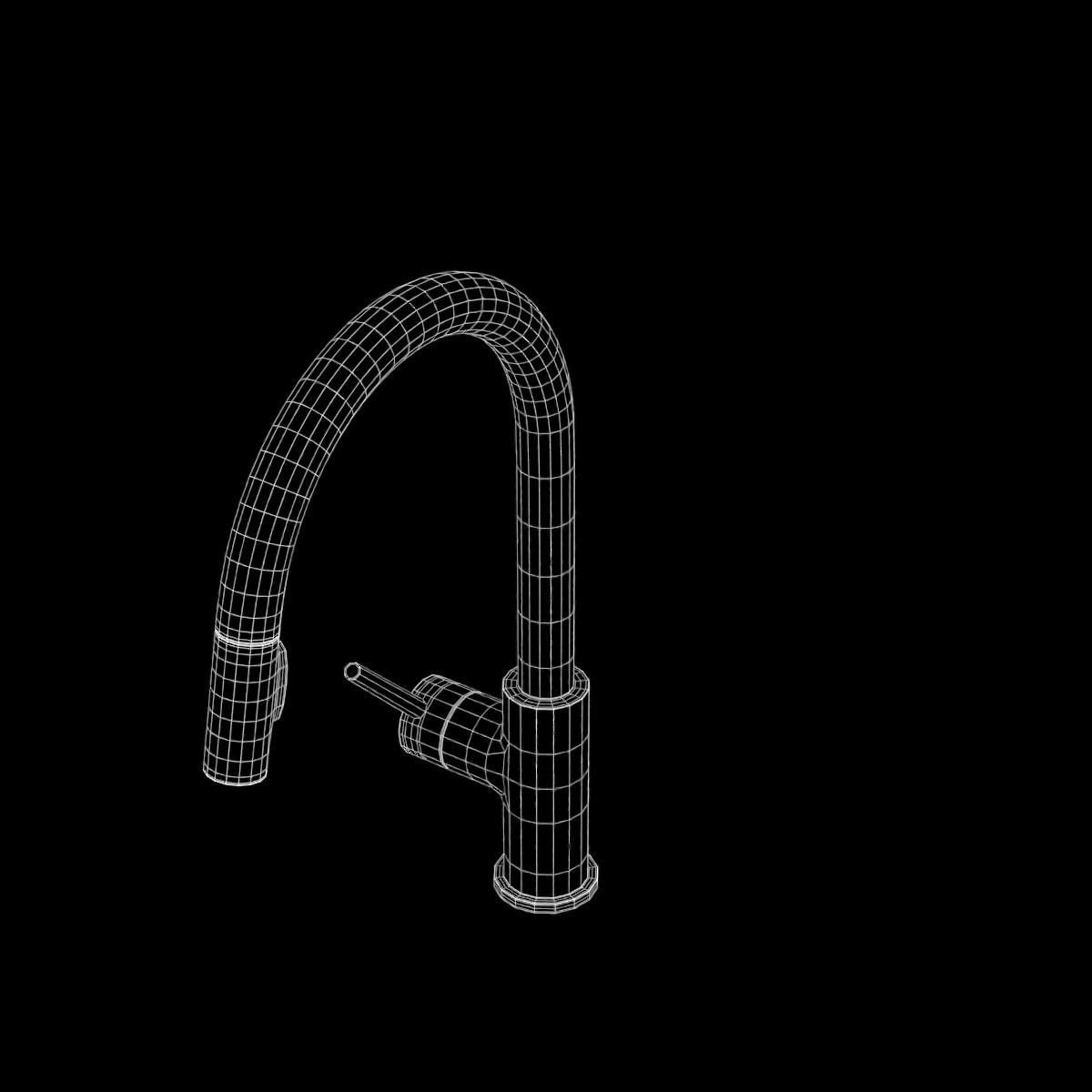 Faucet 05 Low-poly 3D model_35