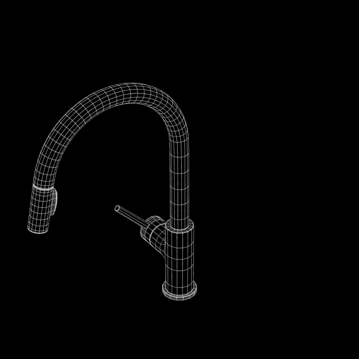 Faucet 05 Low-poly 3D model_34