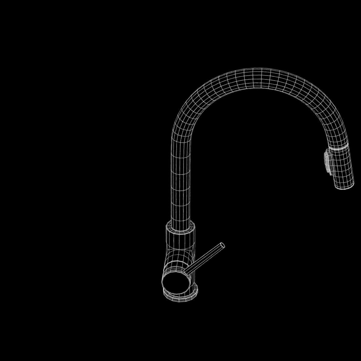 Faucet 05 Low-poly 3D model_23