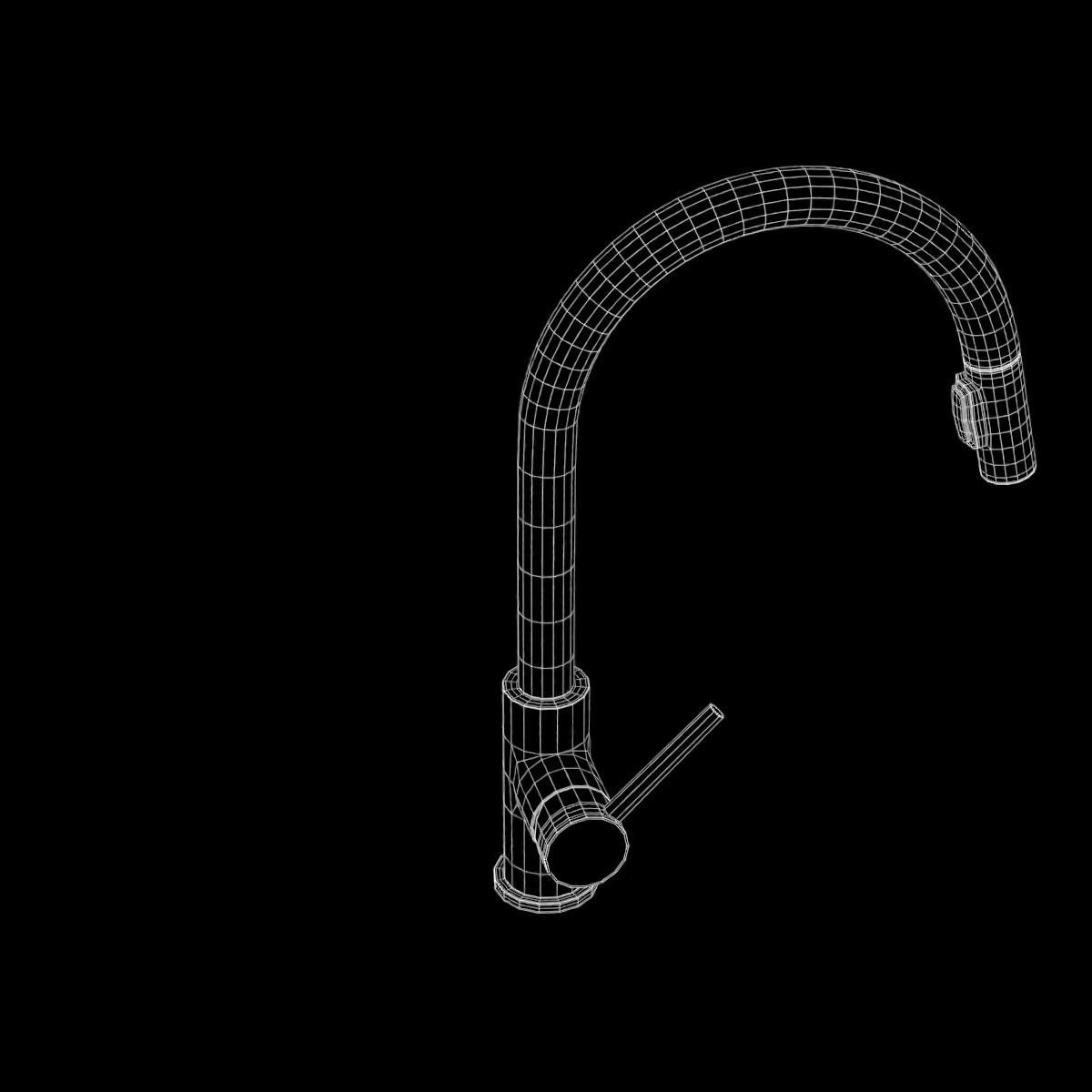 Faucet 05 Low-poly 3D model_24