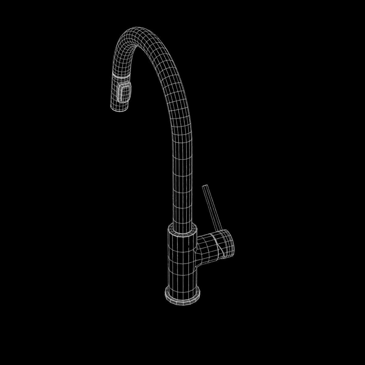 Faucet 05 Low-poly 3D model_29