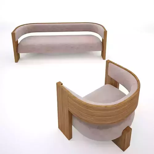 the kanan lounge chair 3D model