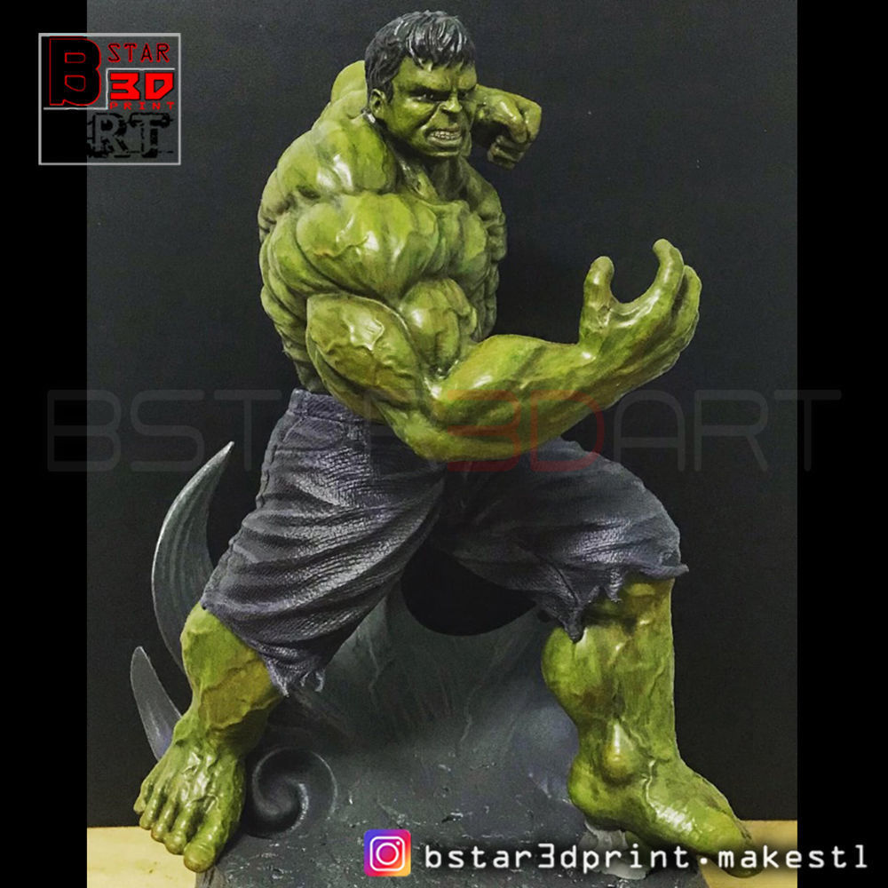 SUPER HULK  - Super Hero - Marvel  3D print model_29