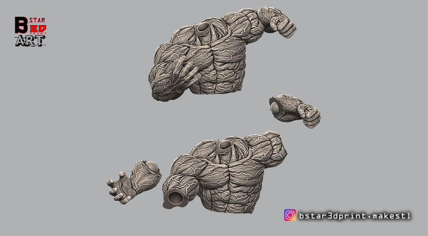 SUPER HULK  - Super Hero - Marvel  3D print model_22