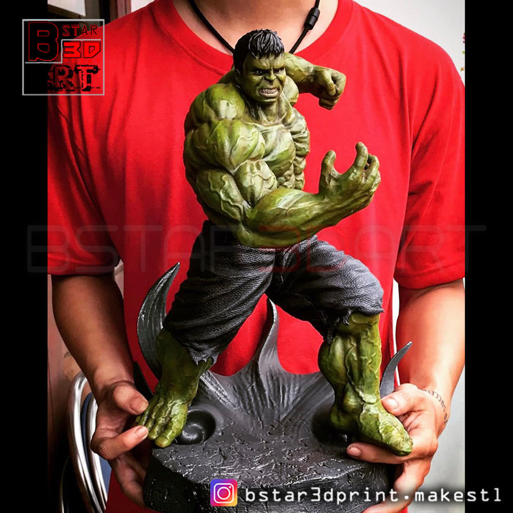 SUPER HULK  - Super Hero - Marvel  3D print model_1