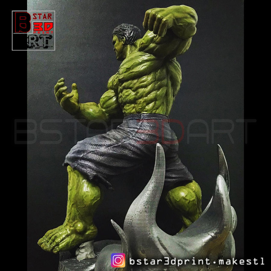 SUPER HULK  - Super Hero - Marvel  3D print model_30