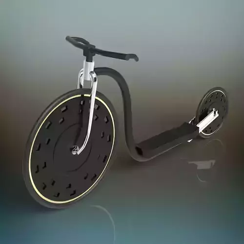 Kick bike 3D model