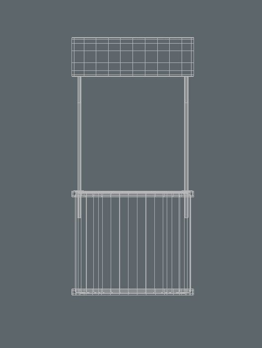 Stand exhibition 3D model_3