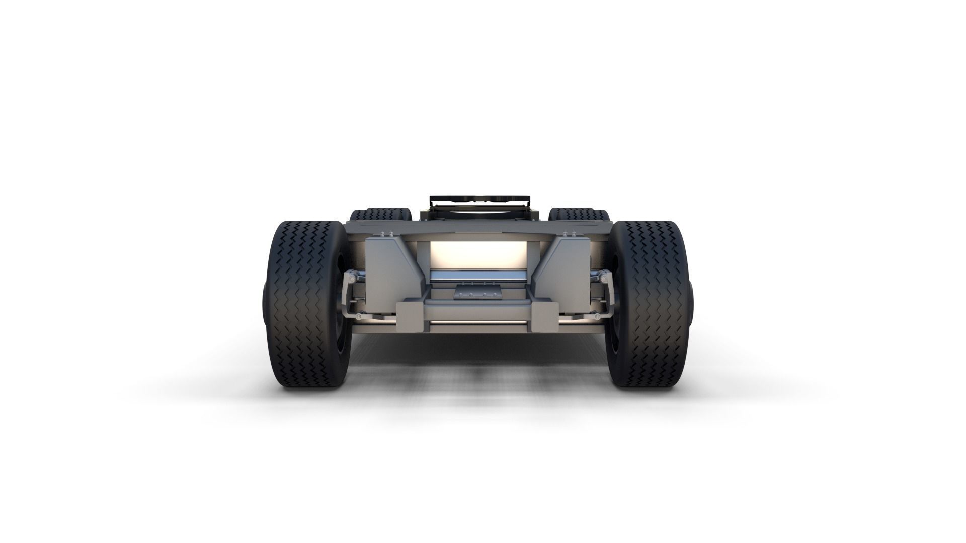 Tesla Semi Truck Chassis 3D model_1